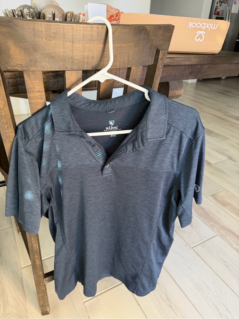 Men's Dark blue Short-Sleeve Polo- Kuhl